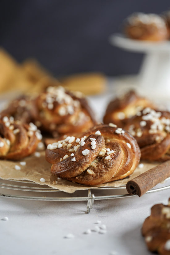 Schwedische Zimtschnecken Kanelbullar